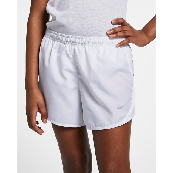 Nike Tempo Big Kids Girl's Dri-FIT Running Shorts White Size XL 848196-102 - Picture 3 of 5